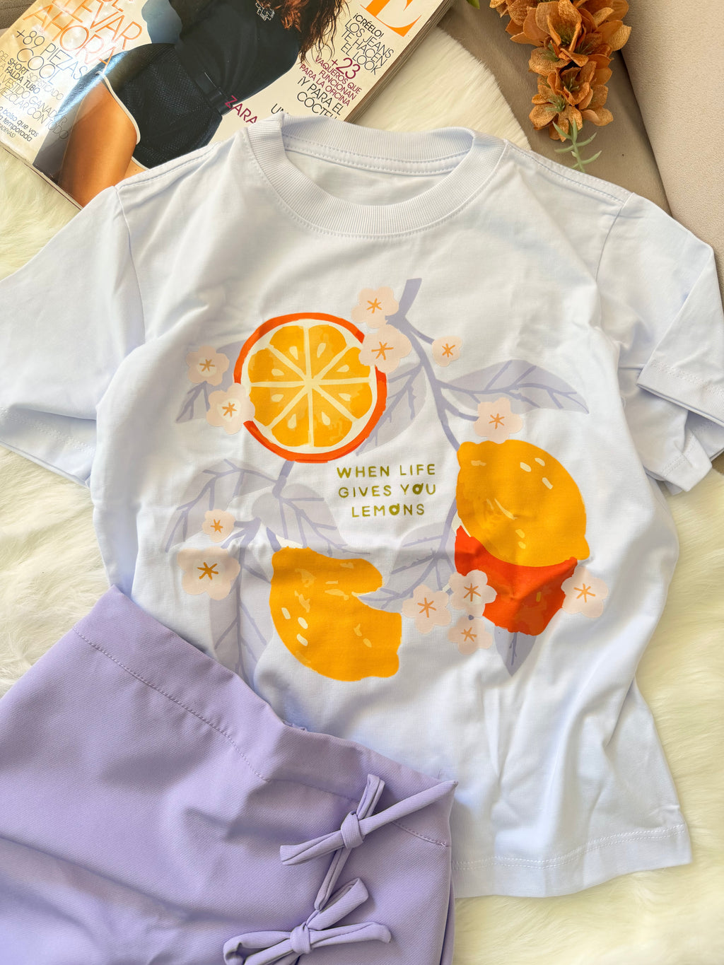 Camiseta dolce vita (doble estampado)