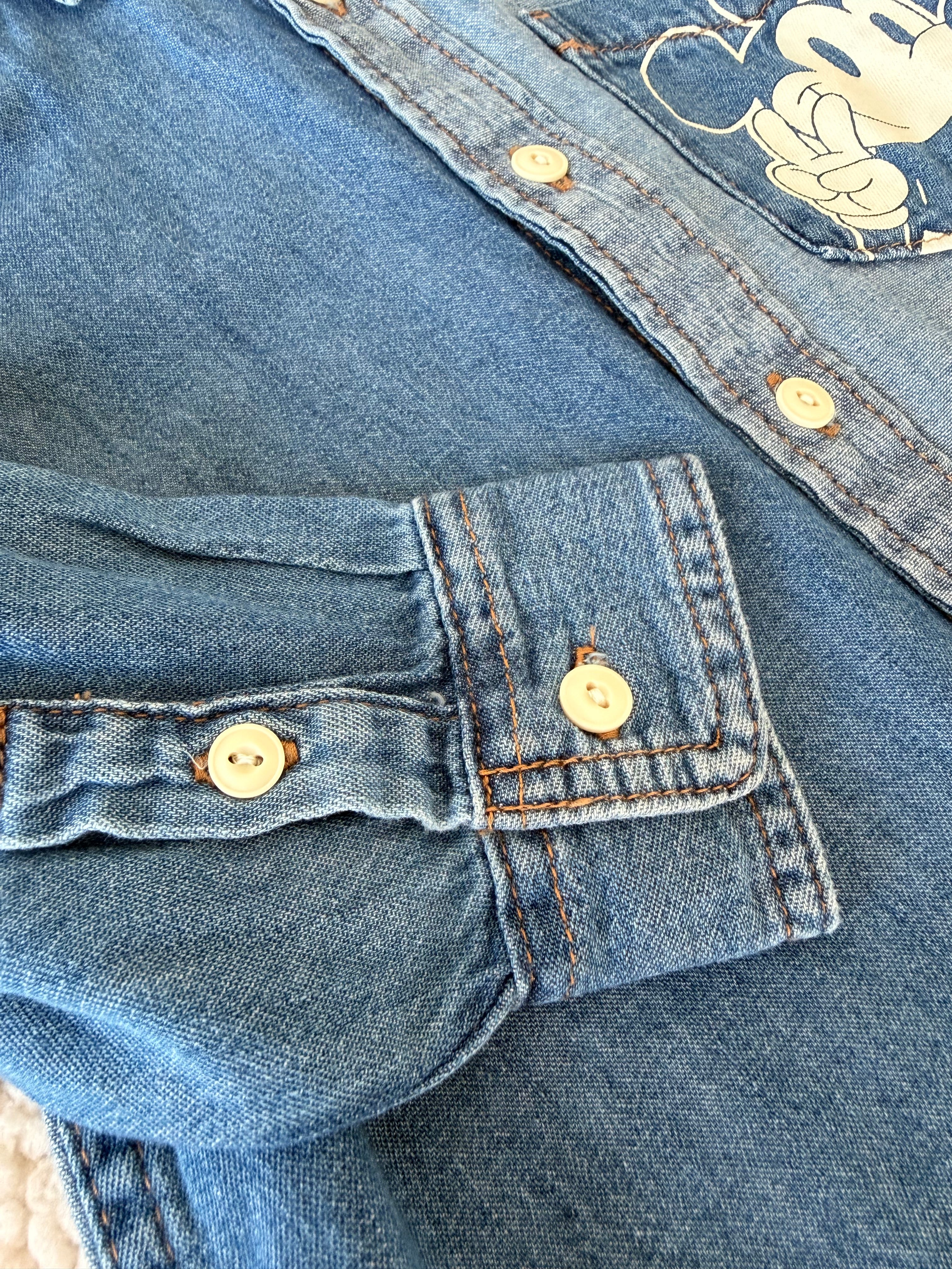 Camisa denim Mickey GAP|Disney Niño