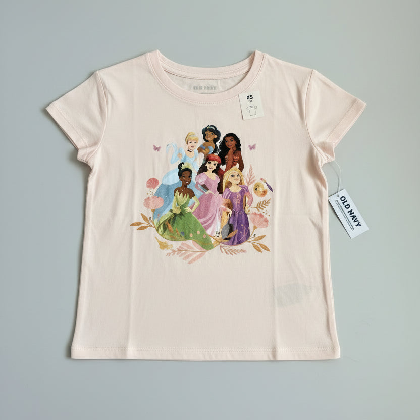 Camiseta Old Navy princesas