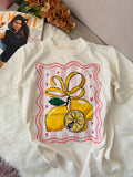 Camiseta lemon pink