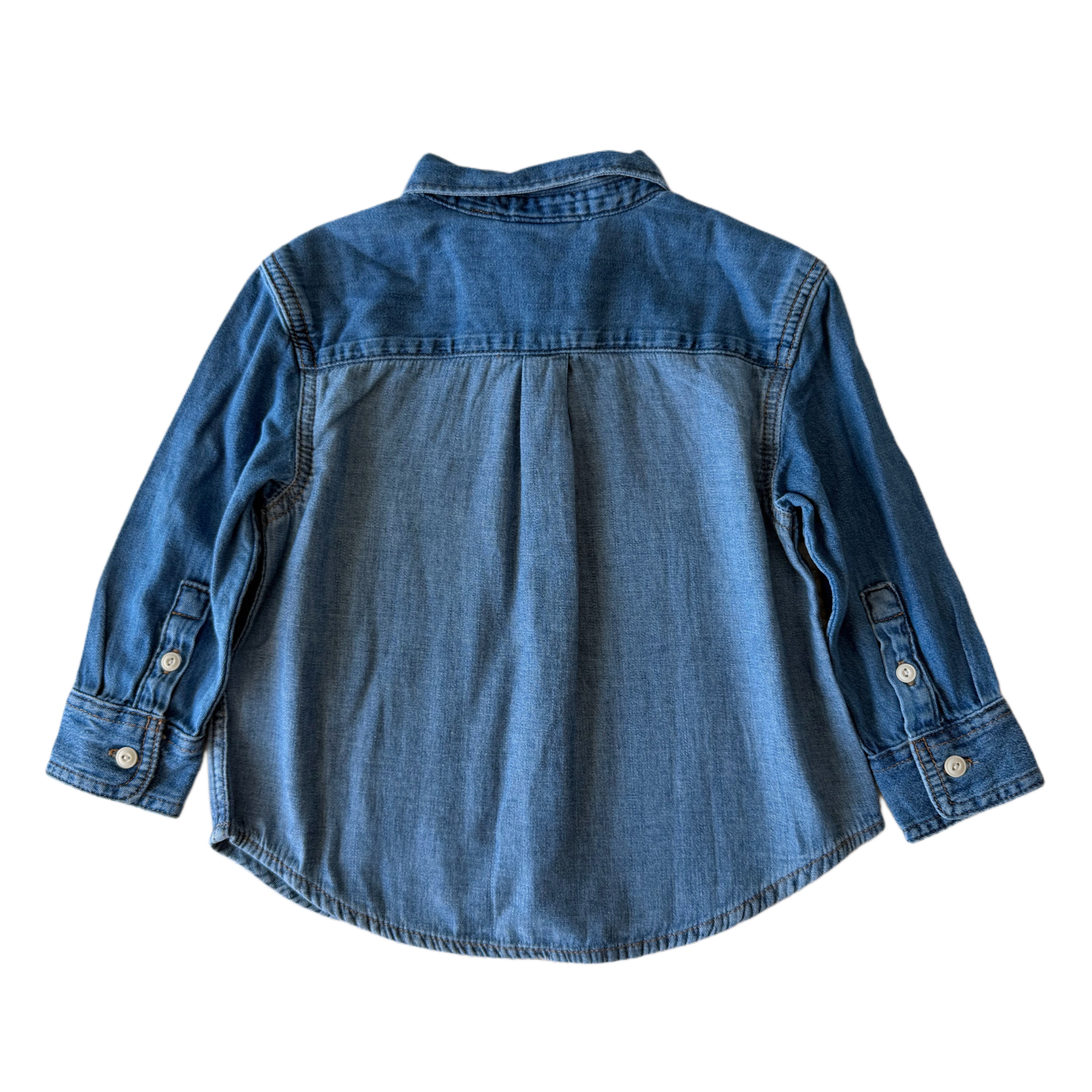 Camisa denim Mickey GAP|Disney Niño