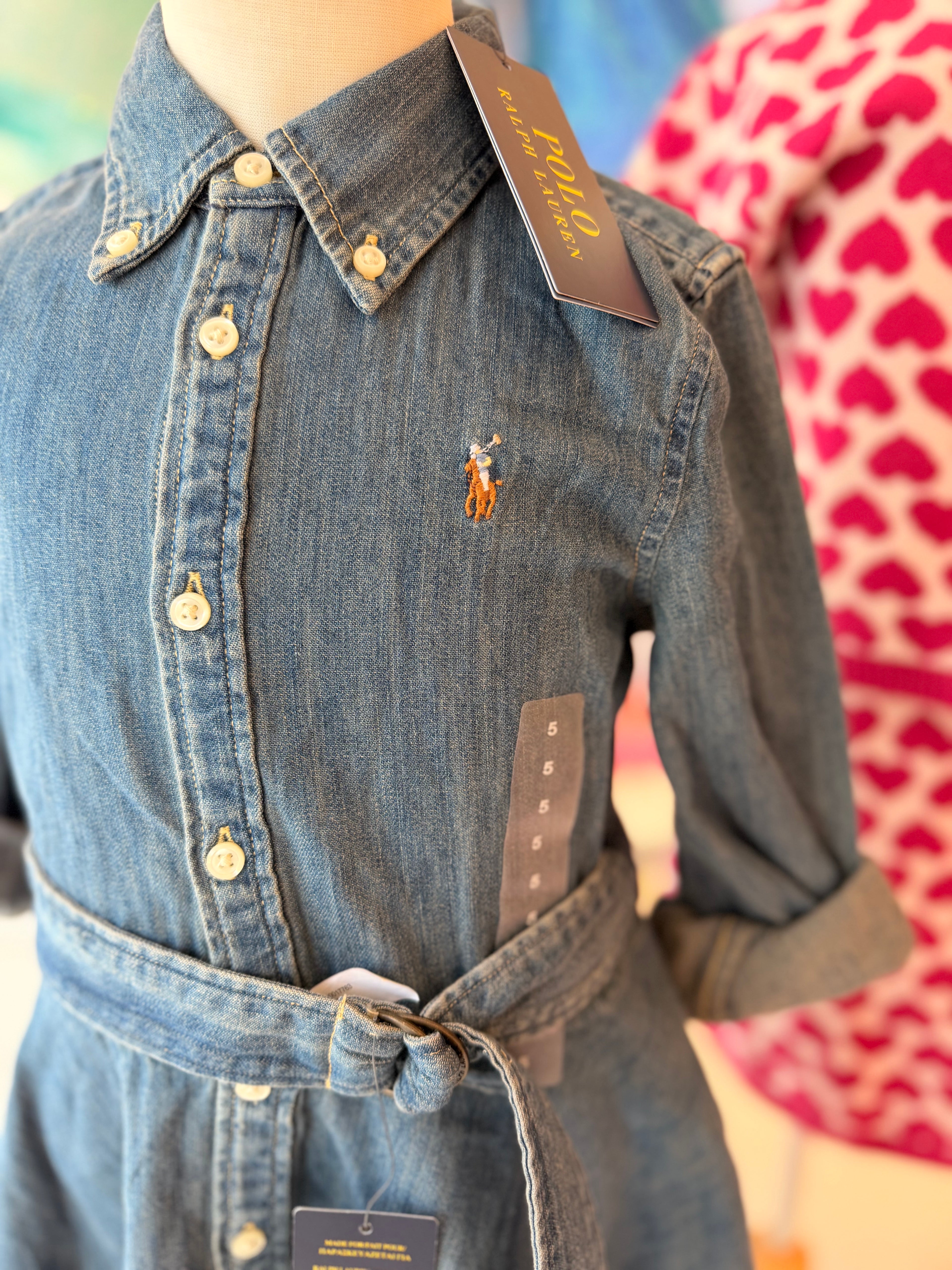Vestido Denim Polo Ralph Lauren