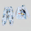 Pijama Bluey blanca