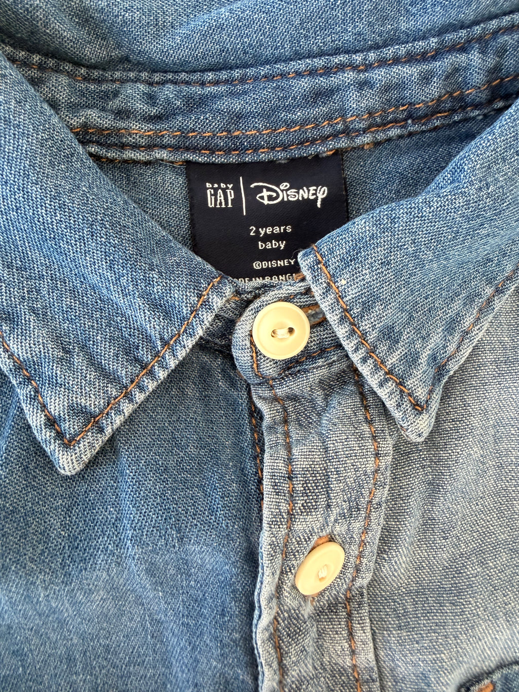 Camisa denim Mickey GAP|Disney Niño