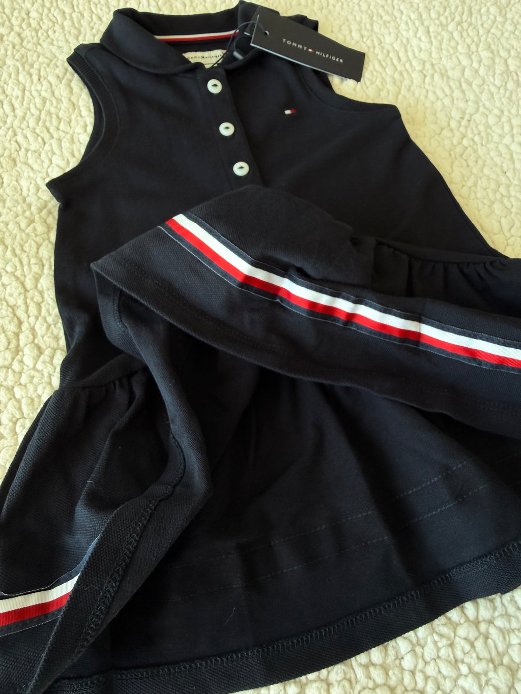 Vestido Navy Bebé Tommy Hilfiger