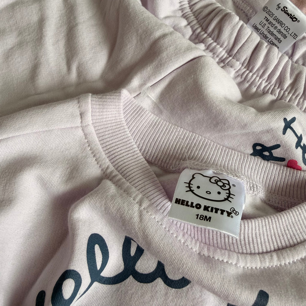 Set Lila Hello Kitty